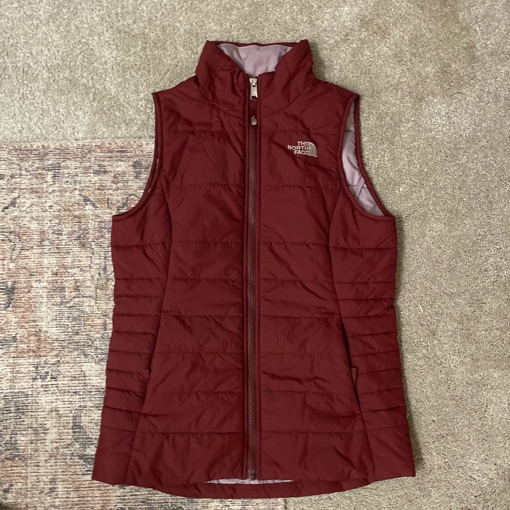 The North Face red children vest
